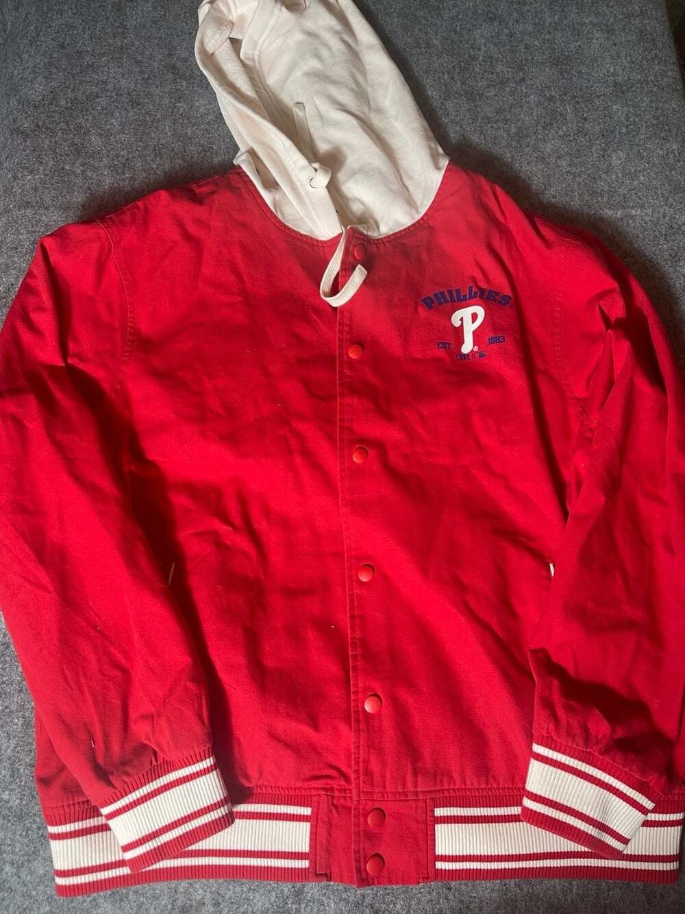 Darius Rucker by Fanatics Red Philadelphia Phillies Full-Snap Hooded Jacket